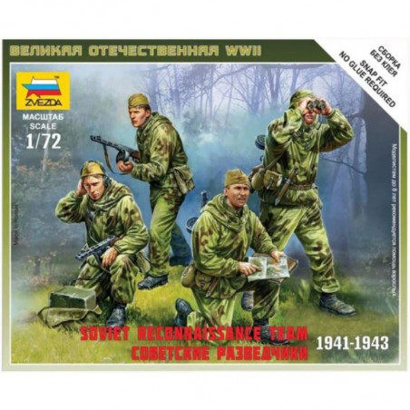 ESCOUADE DE RECONNAISSANCE SOVIETIQUE 1941-1943 1/72 ZVESDA
