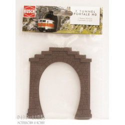 1/87 BUSCH ENTREE TUNNEL ELECTRIQUE 1 VOIE