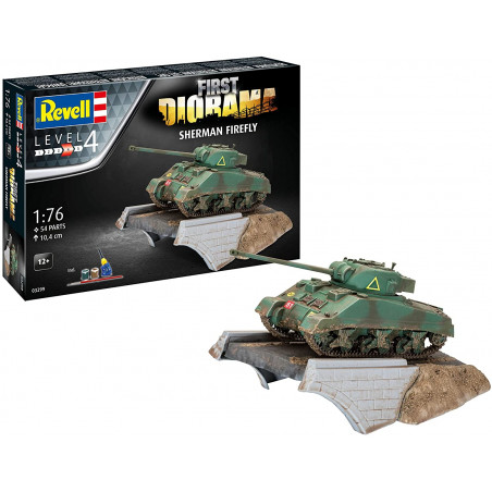 FIRST DIORAMA SET SHERMAN FIREFLY 1/76 REVELL
