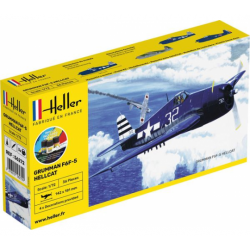 STARTER KIT F6F HELLCAT 1/72 HELLER