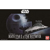 1/2700000 DEATH STAR II+ 1/14500 IMPERIAL STAR DESTROYER REVELL BANDAI 1