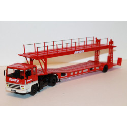 BERLIET TR250 AVEC SEMI REMORQUE PORTE AUTO SANARA 1974 1/43 ODEON