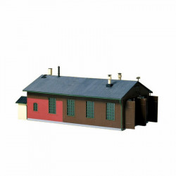 1/87 AUHAGEN REMISE DEUX LOCOMOTIVES