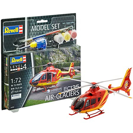 MODEL SET EC135 AIR GLACIERS 1/72 REVELL