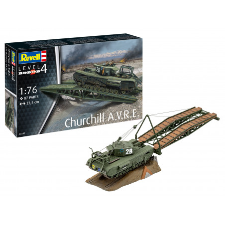 CHURCHILL A.V.R.E 1/76 REVELL