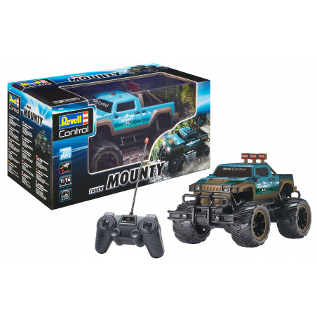 VOITURE RADIOCOMMANDE  RC TRUCK MOUNTY 1/16 REVELL CONTROL