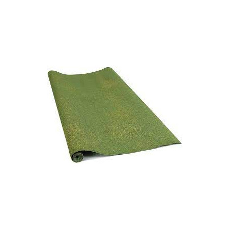 1/87 BUSCH TAPIS FIBRE VERT PRE FLEURI 100X80CM