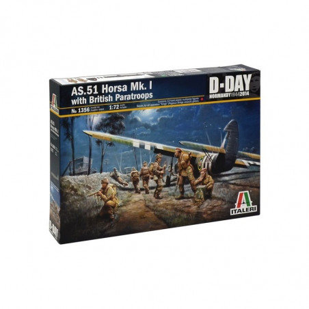 PLANEUR AS.51 HORSA + PARATROOPERS 1/72 ITALERI