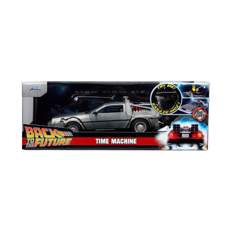 DELOREAN RETOUR VERS LE FUTUR 1 AVEC LED 1/24 JADA