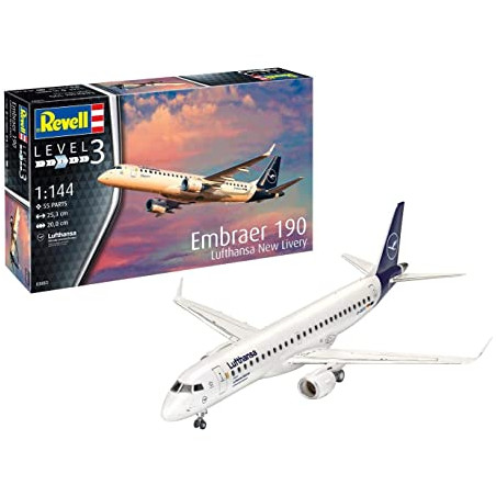 EMBRAER 190 LUFTANSA NEW LIVERY 1/144 REVELL
