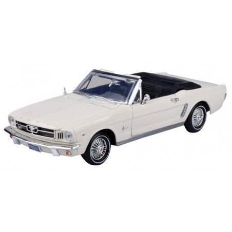 FORD MUSTANG 1/2 CONVERTIBLE 1964 1/18 MOTORMAX