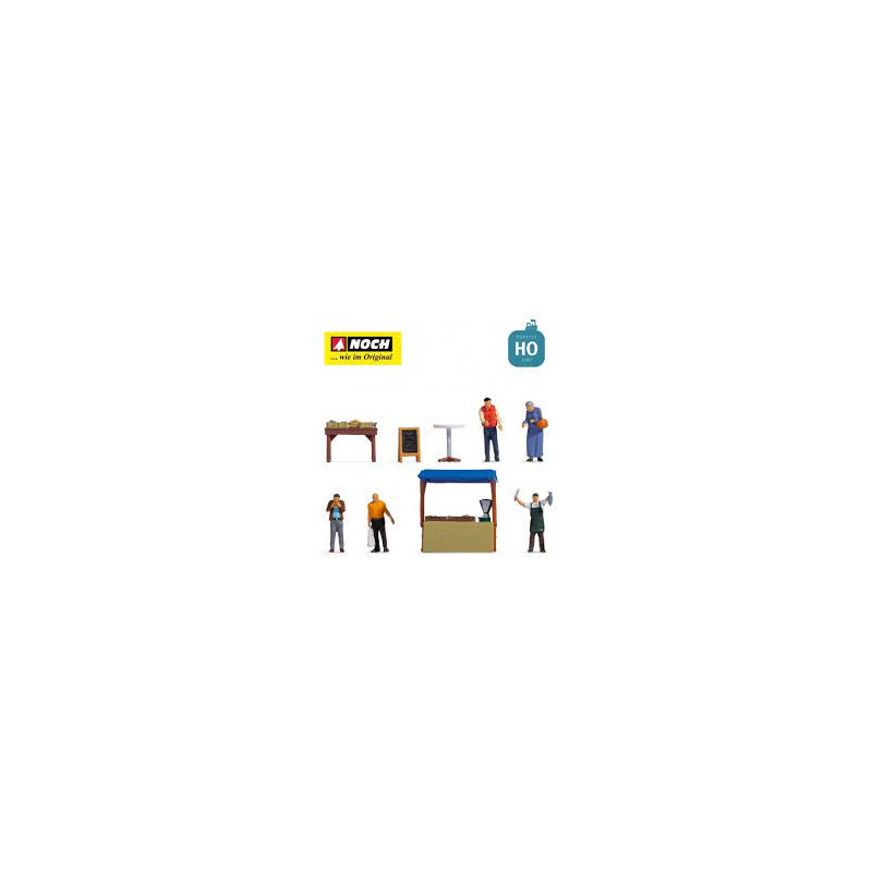 NOCH - 5 Personnages Au Bureau - échelle 1/87 - NOC16251 - Miniatur Wunderland