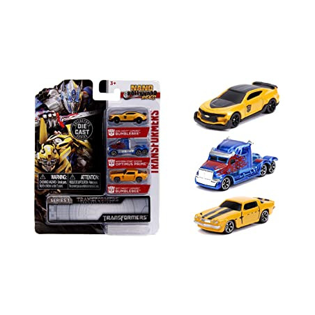 SET DE 3 VOITURES NANO TRANSFORMERS  JADA 1