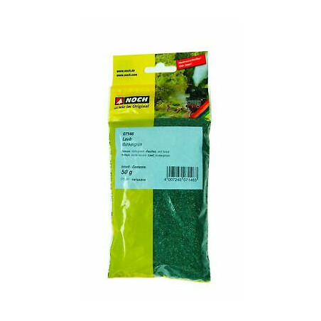 1/87 NOCH FEUILLES VERT FONCE PAQUET DE 50G 1