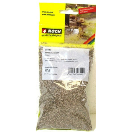 1/87 NOCH FLOCAGE MARRON PAQUET DE 42G 1