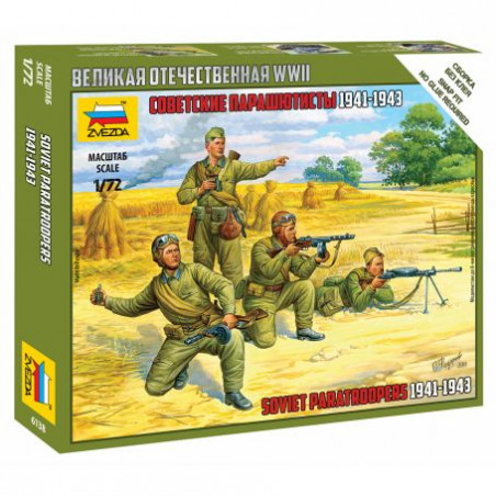 PARACHUTISTES SOVIETIQUES 1941-1943 1/72 ZVESDA