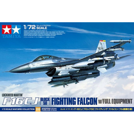 F-16CJ FIGHTING FALCON 1/72 TAMIYA