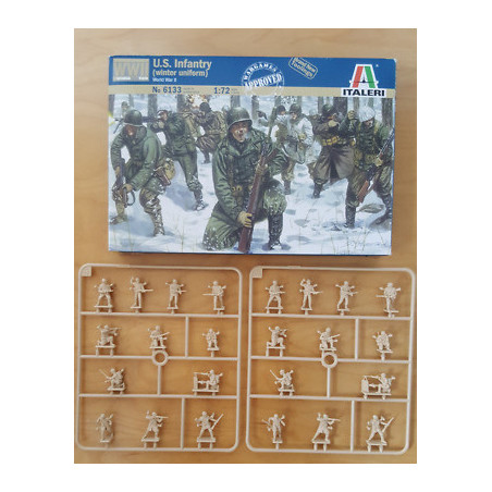 US INFANTERIE EN TENUES D'HIVER 1/72 ITALERI 1