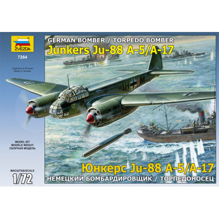 JUNKERS JU-88 A-5/A-17 1/72 ZVESDA