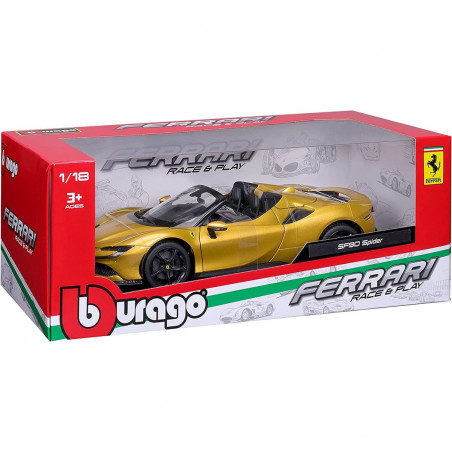 FERRARI SF90 SPIDER 1/18 BURAGO 1