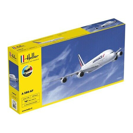 STARTER KIT AIRBUS A 380-800 AIR FRANCE 1/125 HELLER