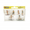 1/87 NOCH PERSONNAGES  SPORTIFS AQUATIQUES 1