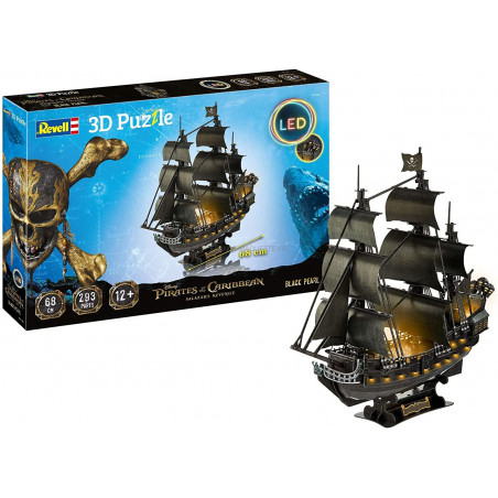 BLACK PEARL AVEC LED PUZZLE 3D REVELL
