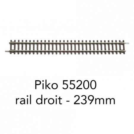 1/87 PIKO RAIL DROIT 239MM