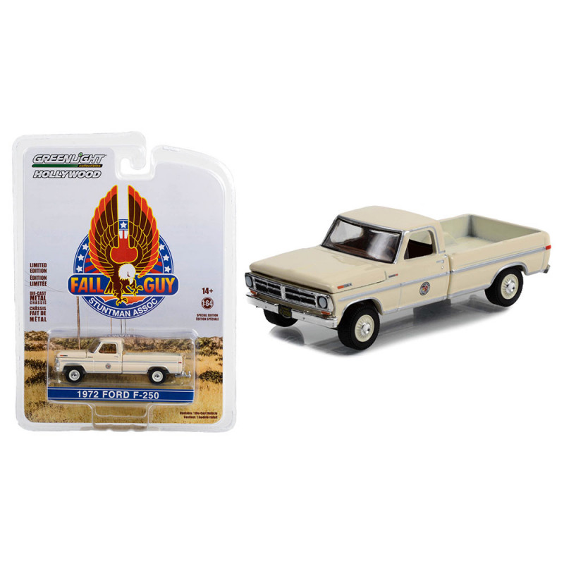 Pick Up Lhomme Qui Tombe A Pic Miniature FORD F-250 1972 L' HOMME QUI TOMBE A PIC 1/64 GREENLIGHT