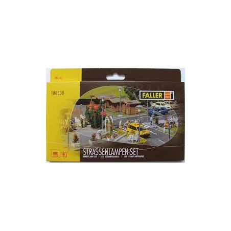 1/87 FALLER KIT DE LAMPADAIRES 1