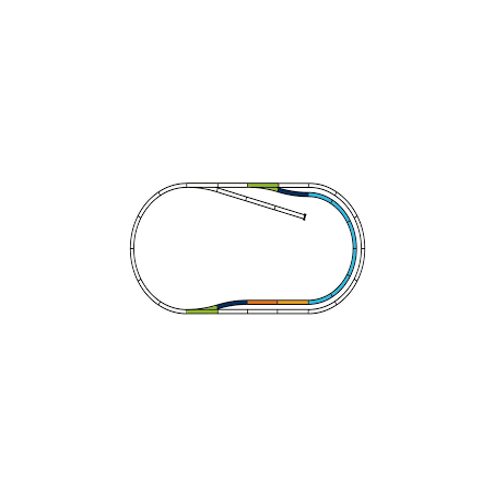 1/87 PIKO SET DE VOIES C