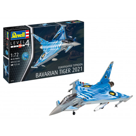 MODEL SET EUROFIGHTER TYPHOON THE BAVARIAN TIGER 2021 1/72 REVELL