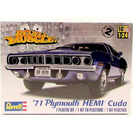 PLYMOUTH HEMI CUDA 426 1971 1/24 REVELL