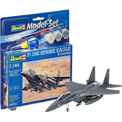 MODEL SET F-15E STRIKE EAGLE & BOMBS 1/144 REVELL