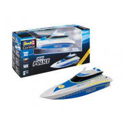 Revell Control Bateau RC 24 Cm Noir/Orange – 2 Moteurs, Auto-Redressable, Sécurité Hors Eau, Idéal Piscine & Baignoire