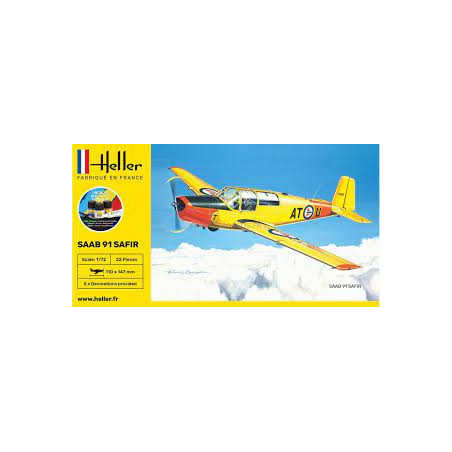 STARTER KIT SAAB 91 SAFIR 1/72 HELLER