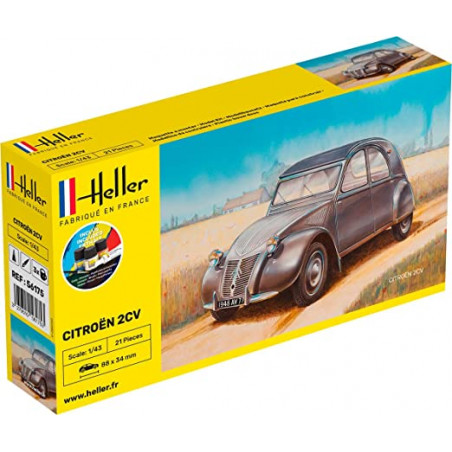 STARTER KIT CITROEN 2CV 1/43 HELLER