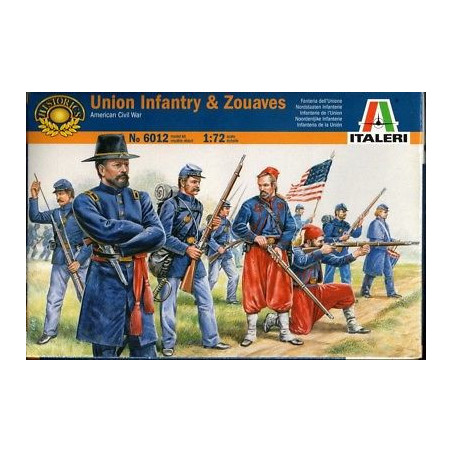 INFANTERIE UNION+ZOUAVES 1/72 ITALERI