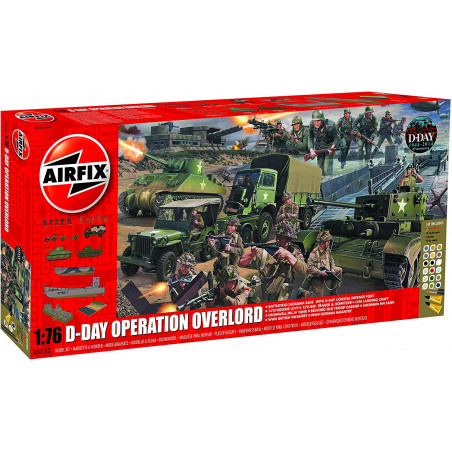 MODEL SET D-DAY OPERATION OVERLORD 1/76 AIRFIX