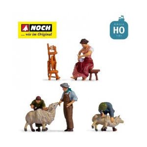 Figurines Noch Moutons Berger Figurines Noch 17901 - Moutons Et