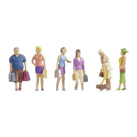 1/87 NOCH PERSONNAGES FAIRE DES COURSES