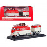 VW COMBI T1+REMORQUE COCA COLA 1/43 MOTOR CITY CLASSIC