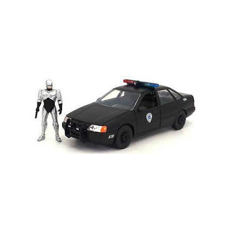 FORD TARUS ROBOCOP AVEC FIGURINE 1986 1/24 JADA