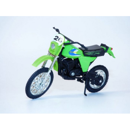 KAWASAKI KDX250 N°26 CROSS 1991 1/18 MOTORMAX