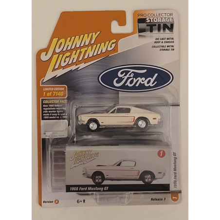 FORD MUSTANG GT 1968 1/64 JOHNNY LIGHTNING