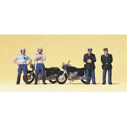 1/87 PREISER PERSONNAGES GENDARMES FRANCAIS
