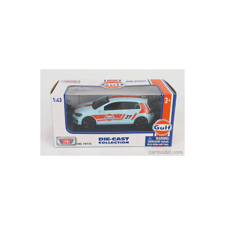 VW GOLF 7 N°37 GULF 1/43 MOTORMAX 1