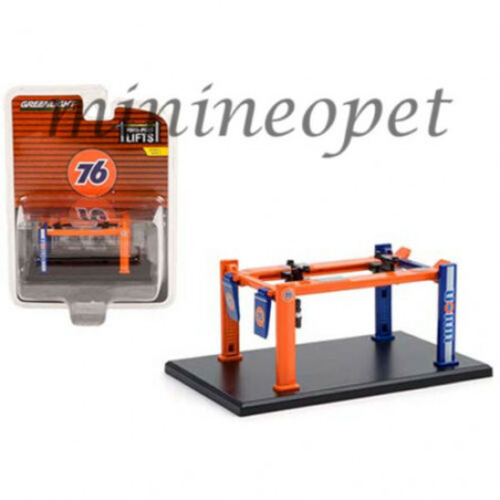 PONTS ELEVATEURS 4 PIEDS UNION 76 1/64 GREENLIGHT