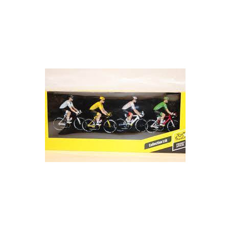 COFFRET DE 4 VELOS TDF 2022 1/18 SOLIDO