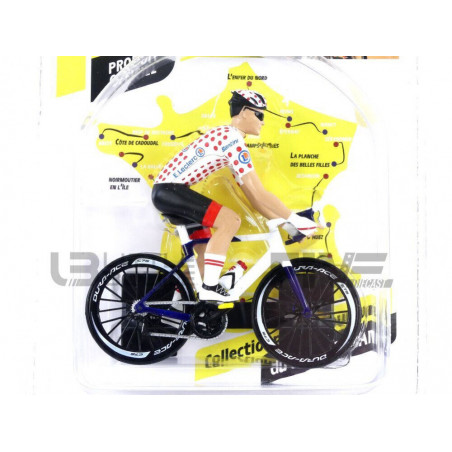 CYCLISTE MAILLOT A POIS TDF 2022 1/18 SOLIDO